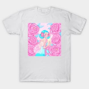 Fairy among flowers T-Shirt